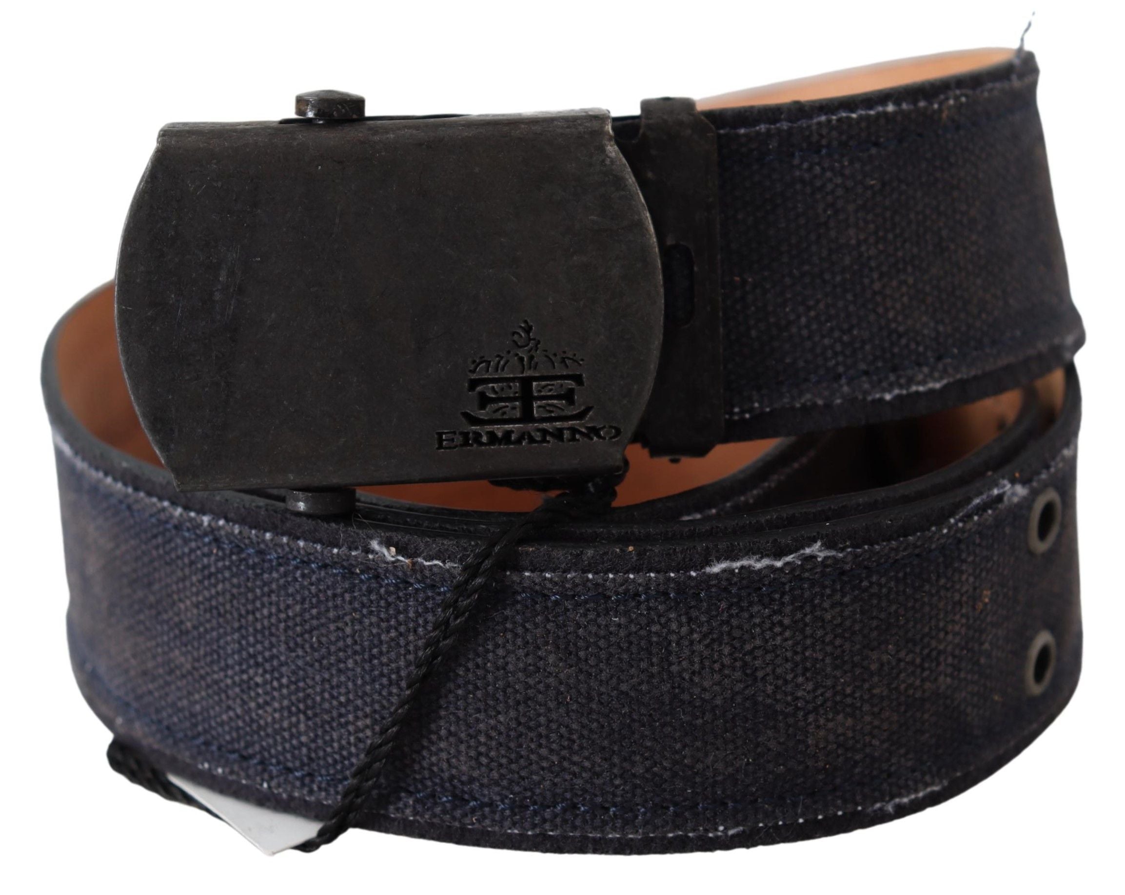 Chic Blue Leather Waist Belt - ventzia