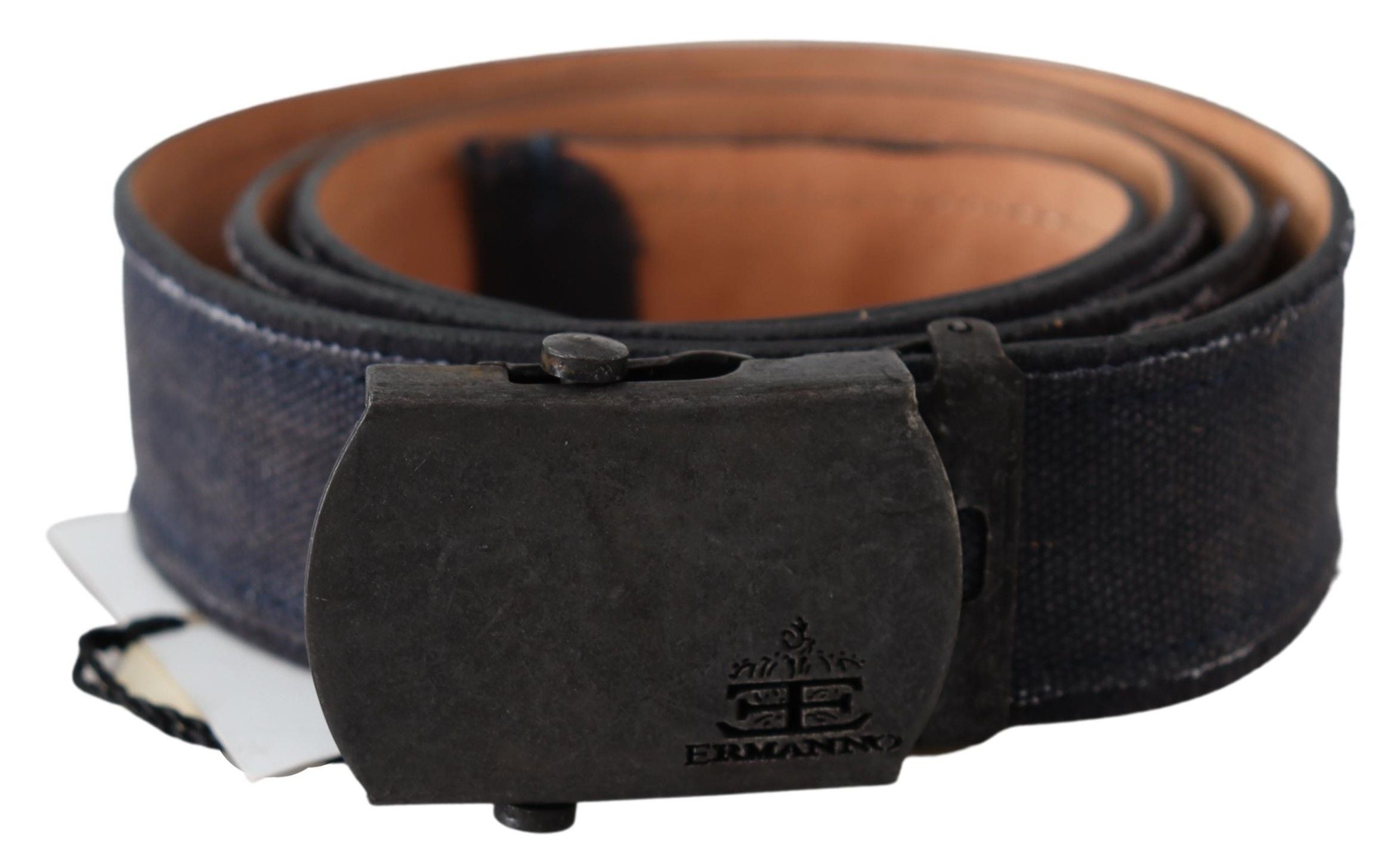 Chic Blue Leather Waist Belt - ventzia