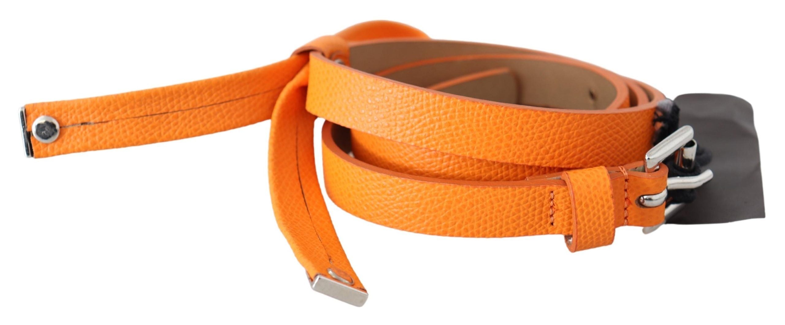 Elegant Leather Double Buckle Belt - ventzia