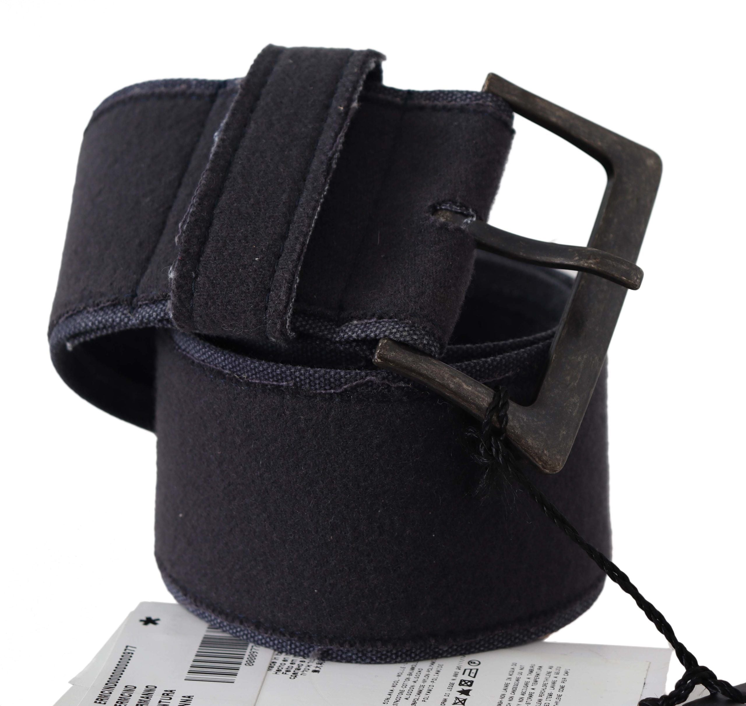 Elegant Black Leather Classic Belt - ventzia