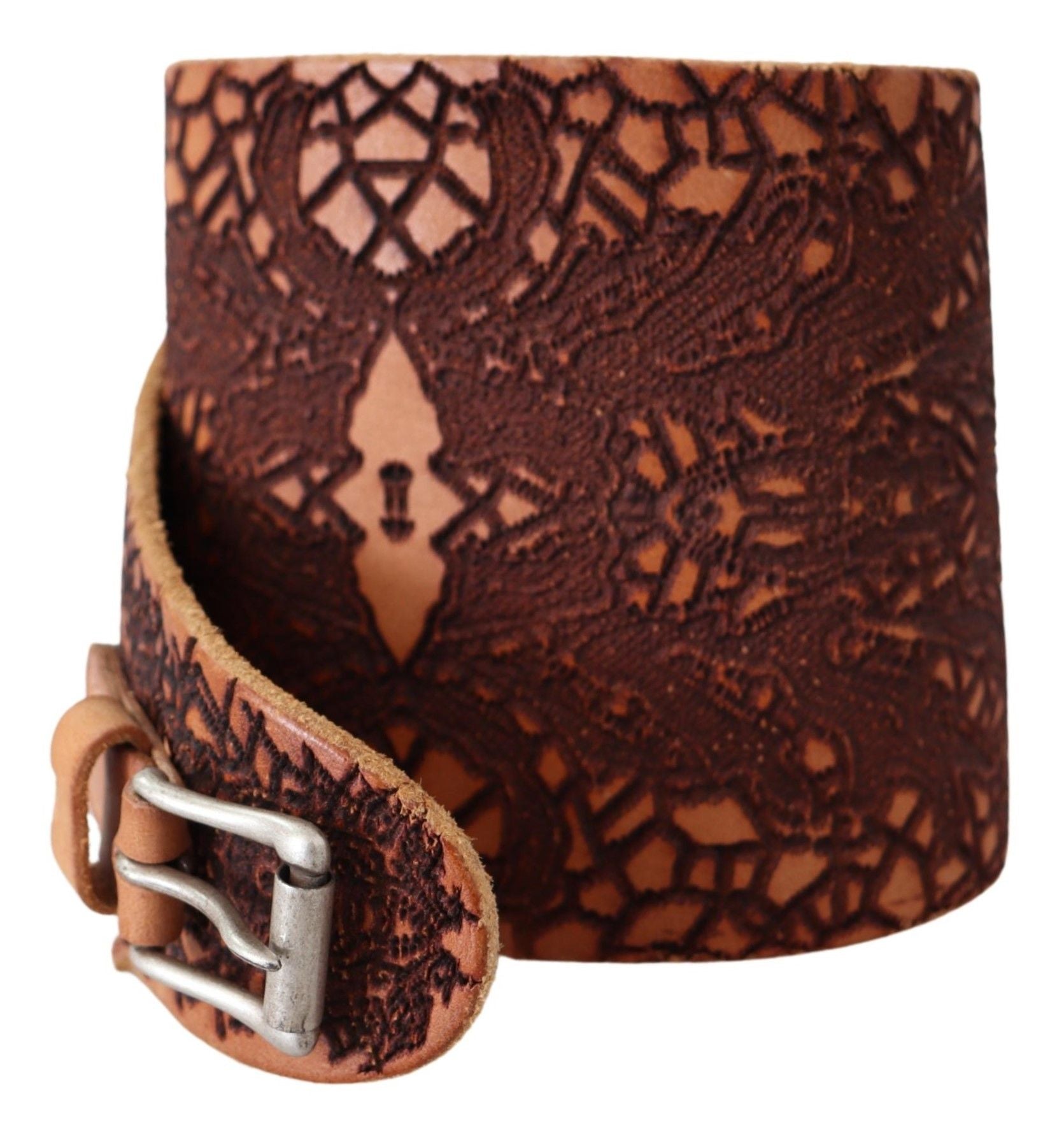 Elegant Brown Leather Fashion Belt - ventzia