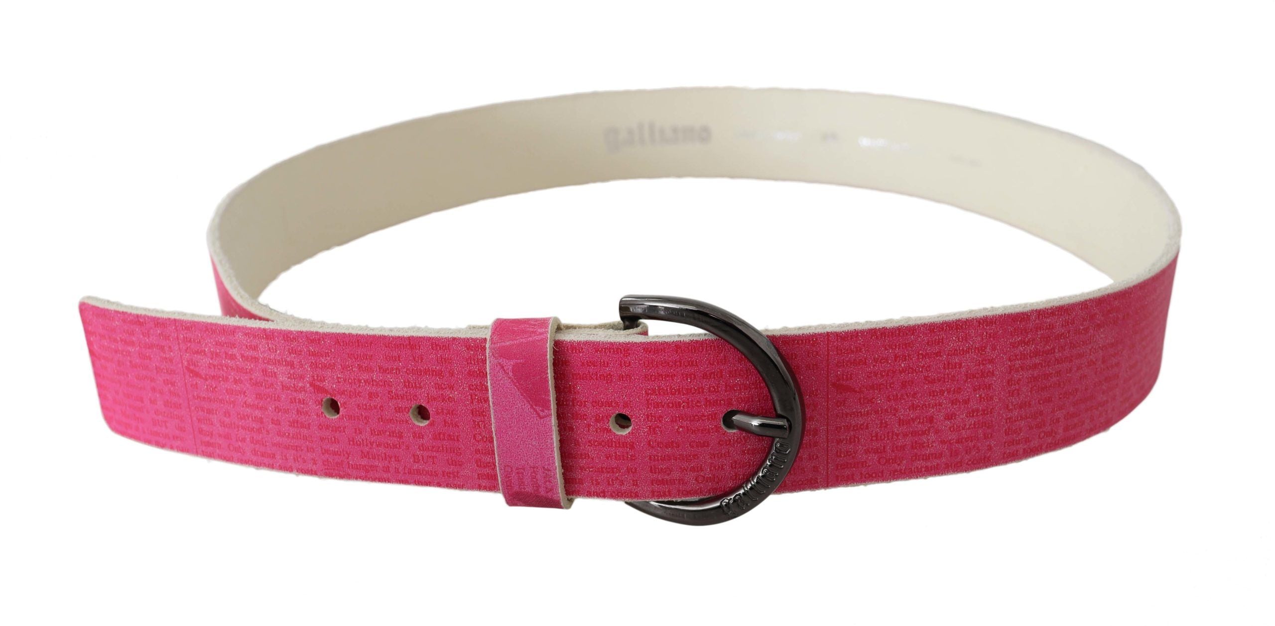 Elegant Pink Leather Fashion Belt - ventzia