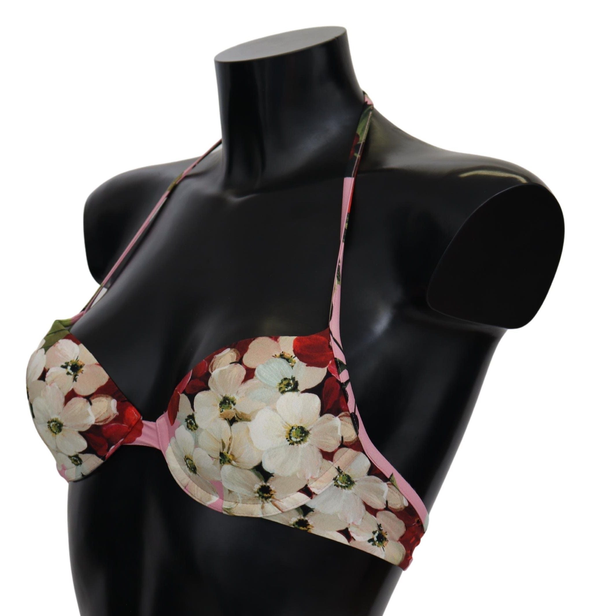 Multicolor Floral Swimsuit Beachwear Bikini Tops - ventzia