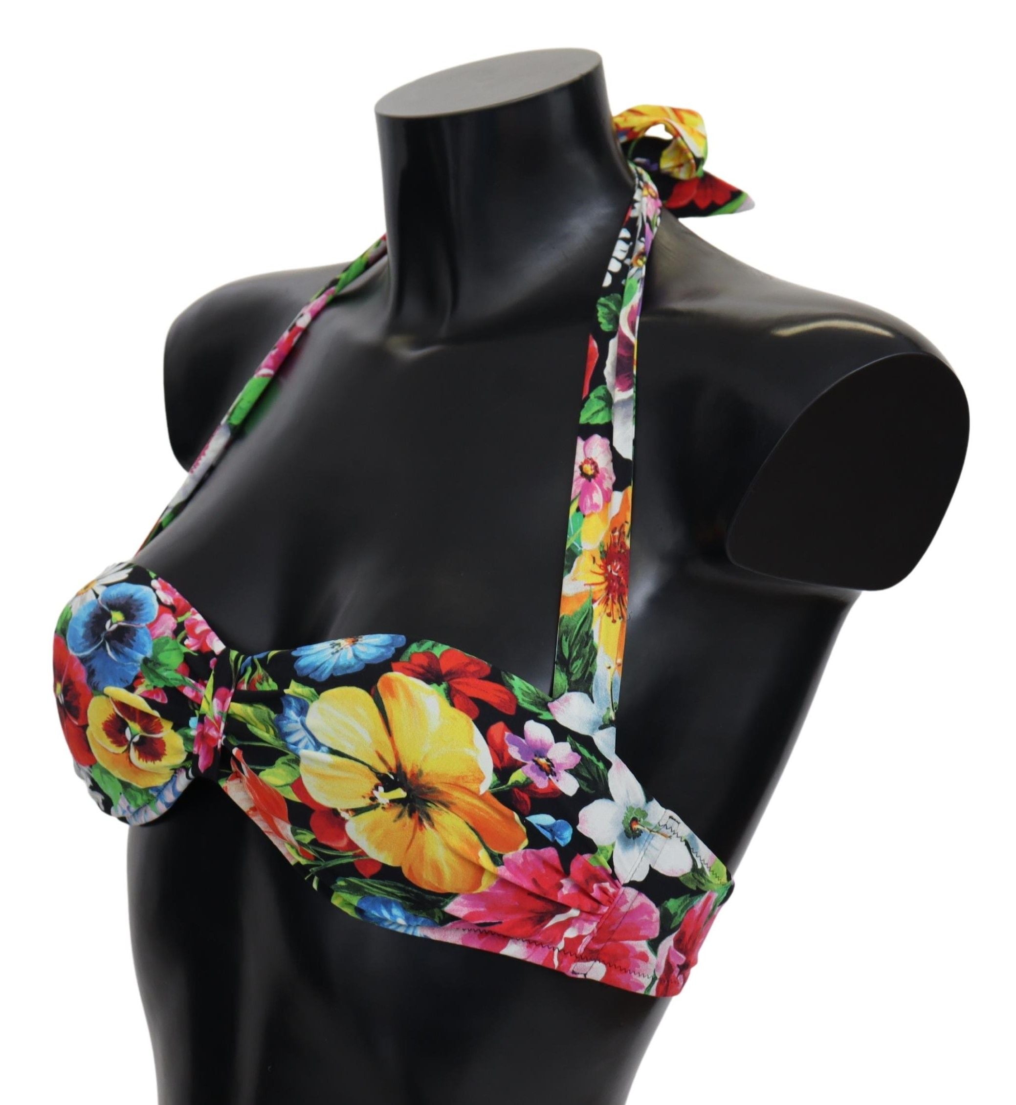 Floral Elegance High-End Bikini Top - ventzia