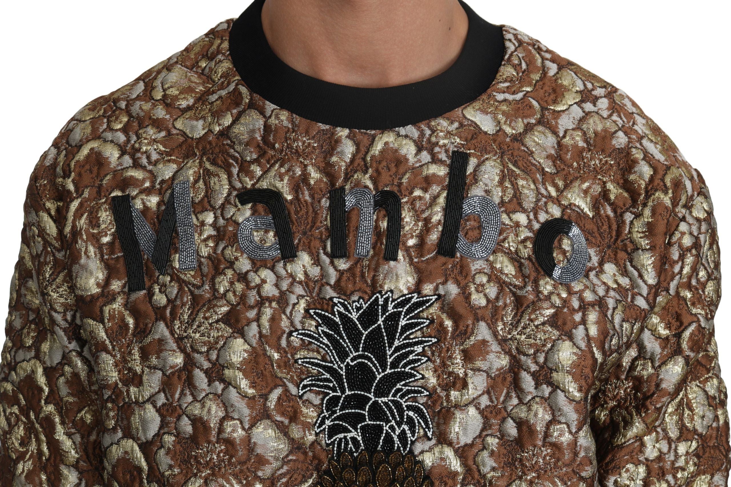 Opulent Multicolor Crewneck Sweater - ventzia