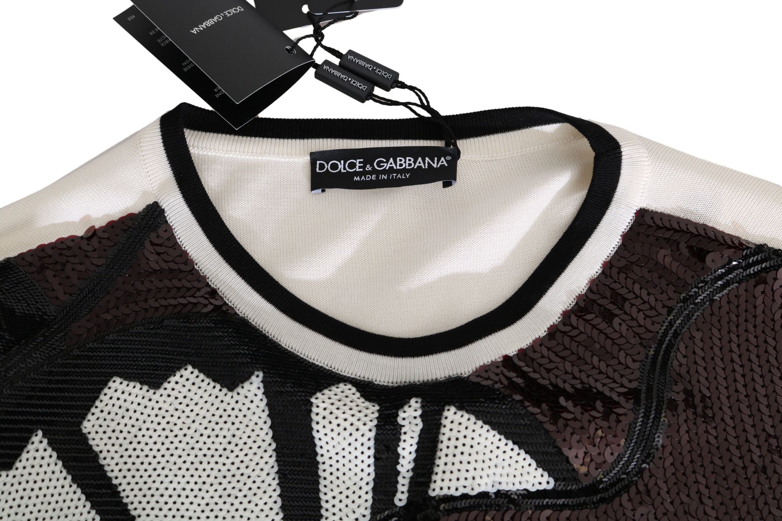 New York Jazz Sequined Silk Sweater - ventzia