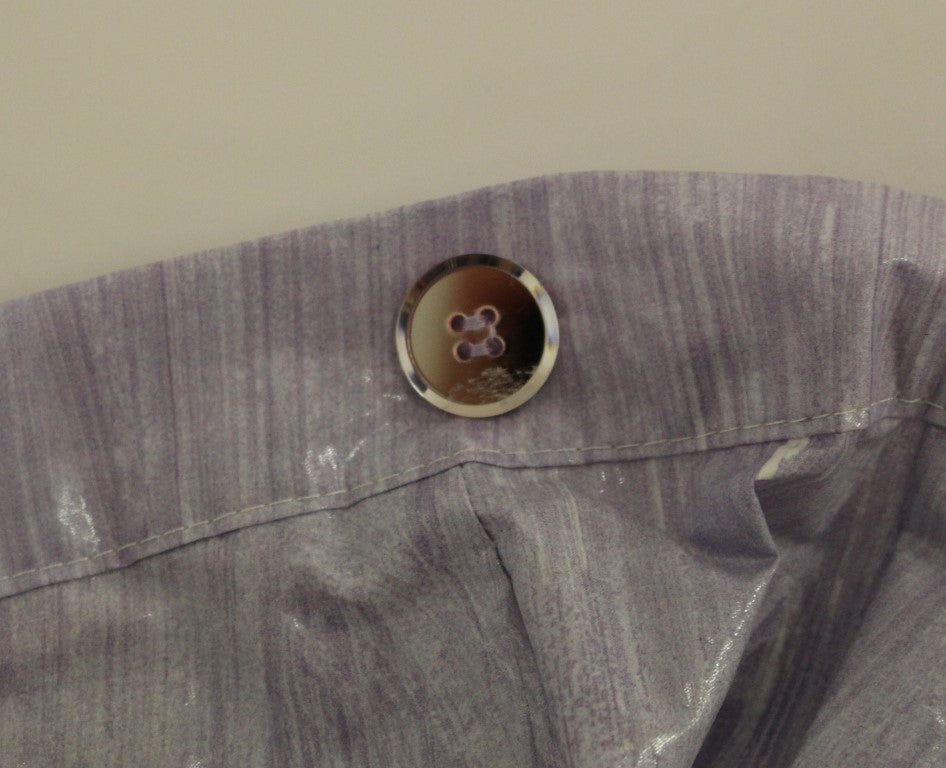 Elegant Purple Viscose Skirt - Wrap Closure - ventzia