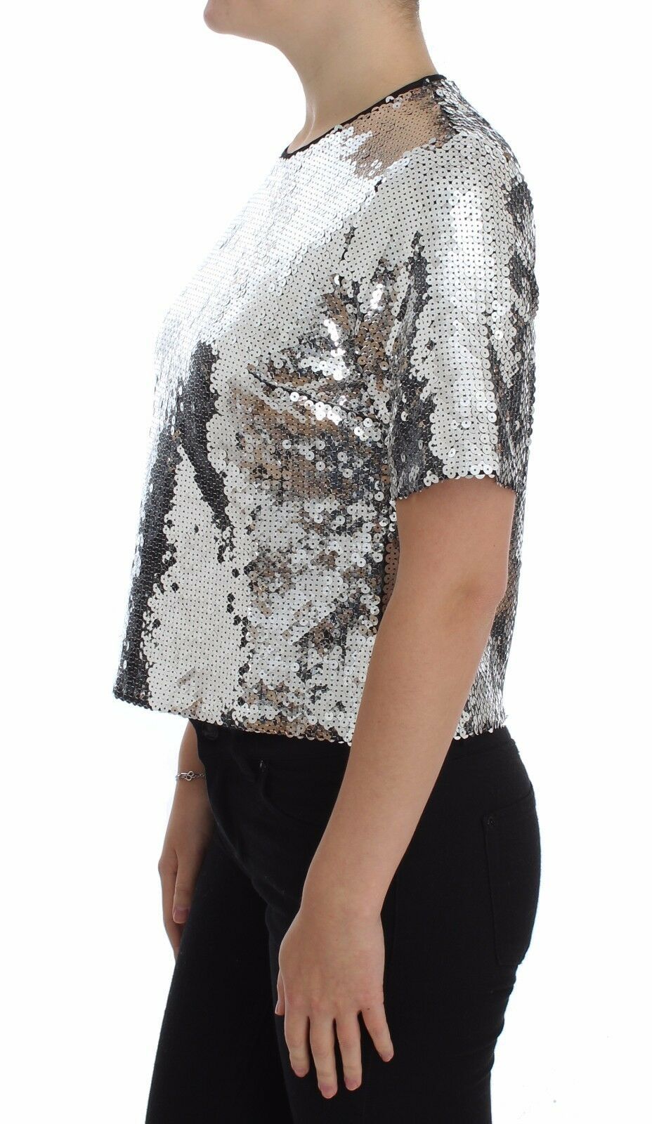 Sequined Elegance Blouse - ventzia
