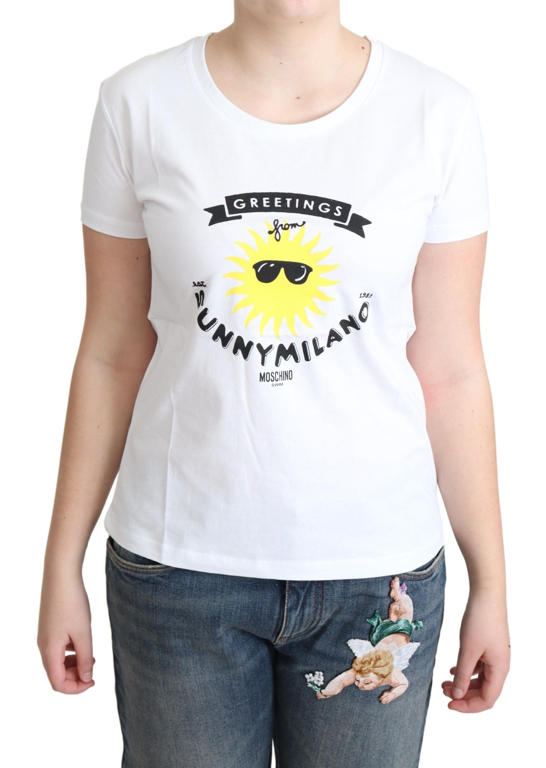 Sunny Milano Print Cotton Tee - ventzia
