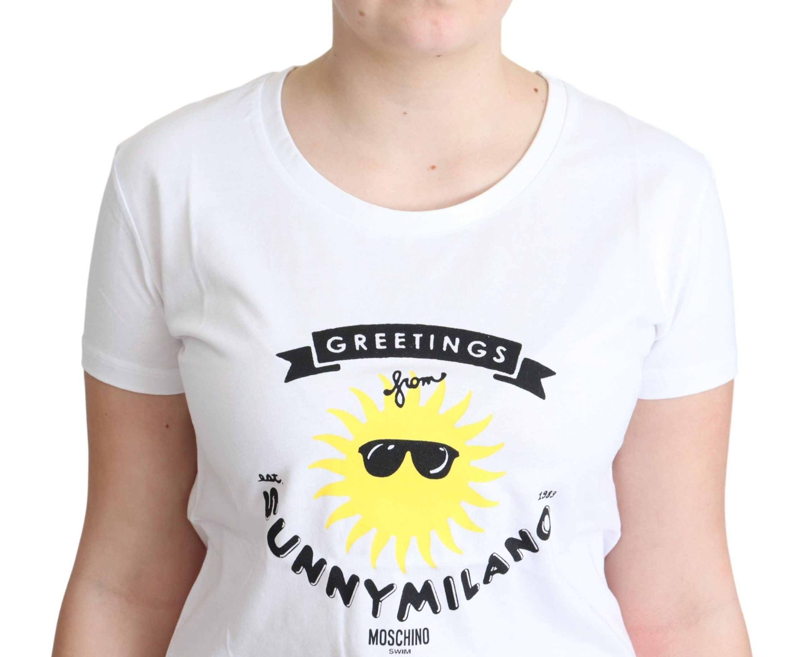 Sunny Milano Print Cotton Tee - ventzia
