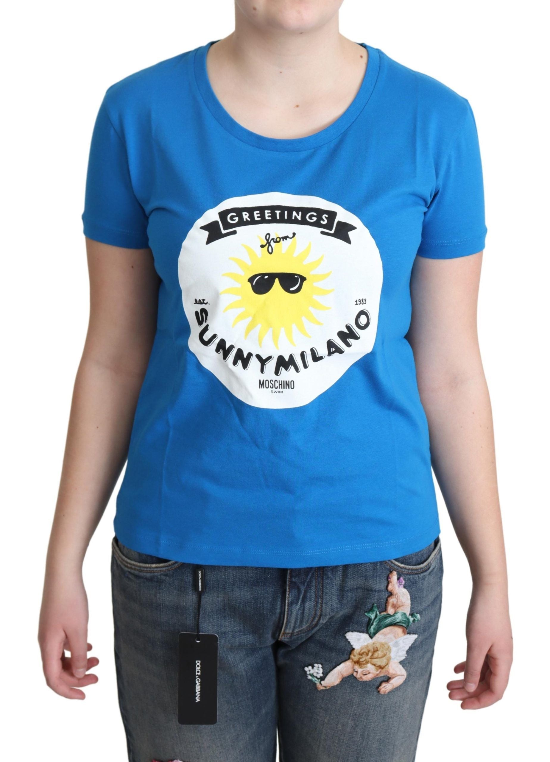 Sunny Milano Chic Round Neck Tee - ventzia