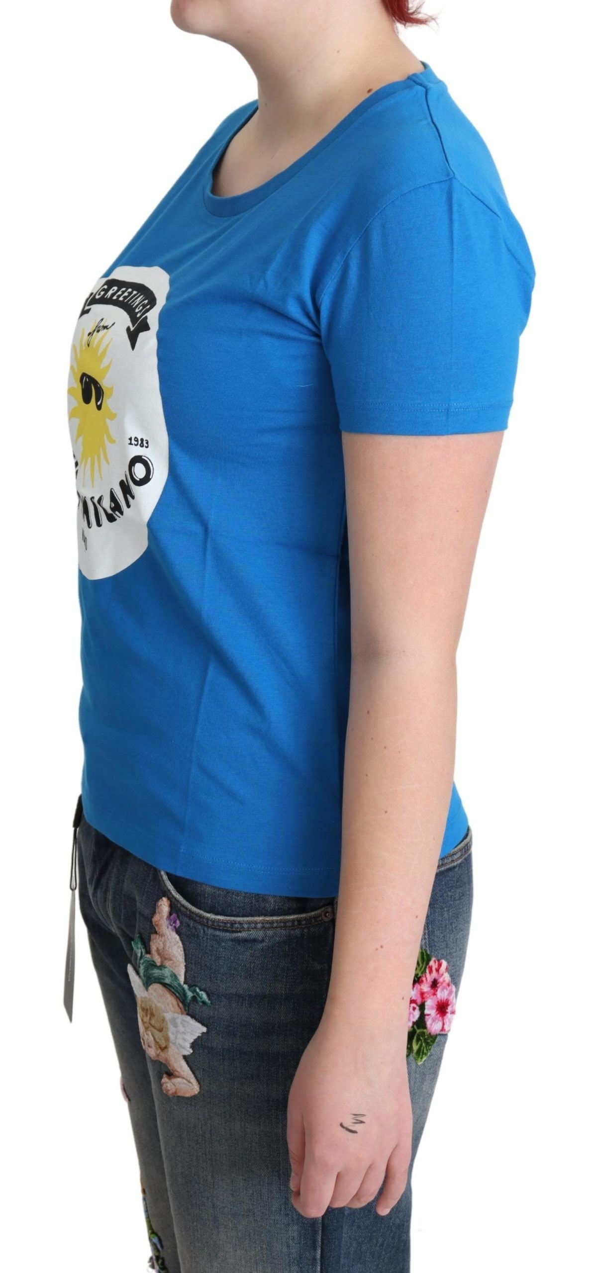 Sunny Milano Chic Round Neck Tee - ventzia