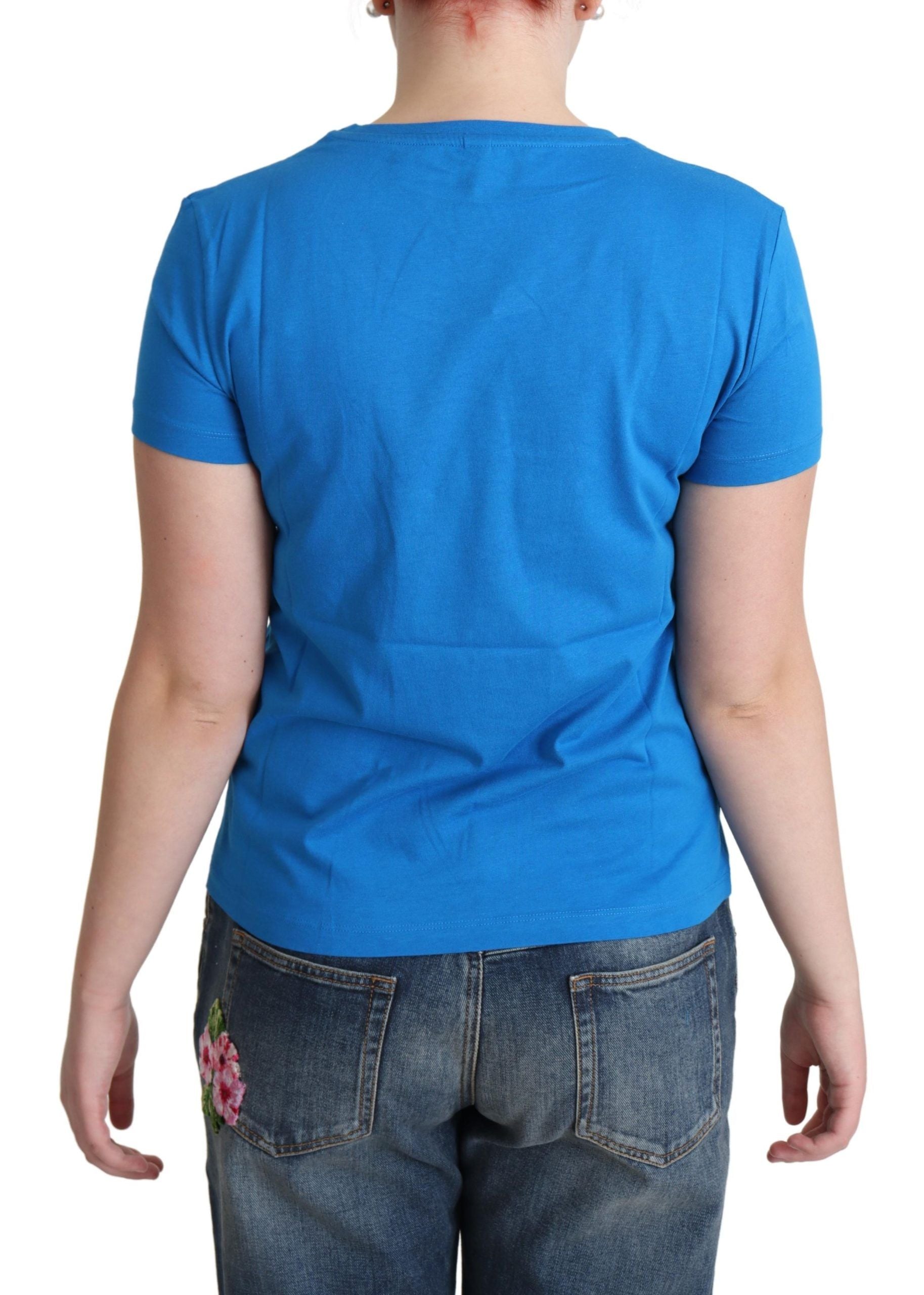 Chic Moschino Cotton Tee with Unique Print - ventzia