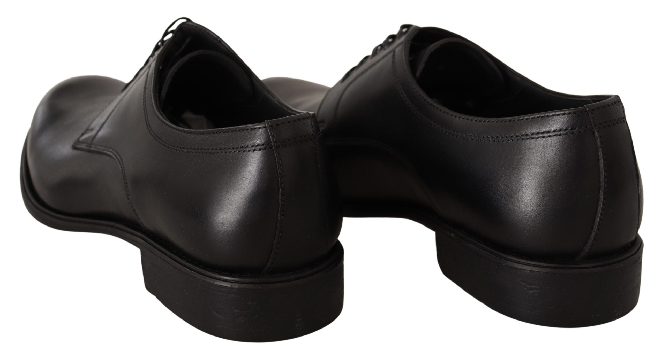 Elegant Black Derby Formal Shoes - ventzia