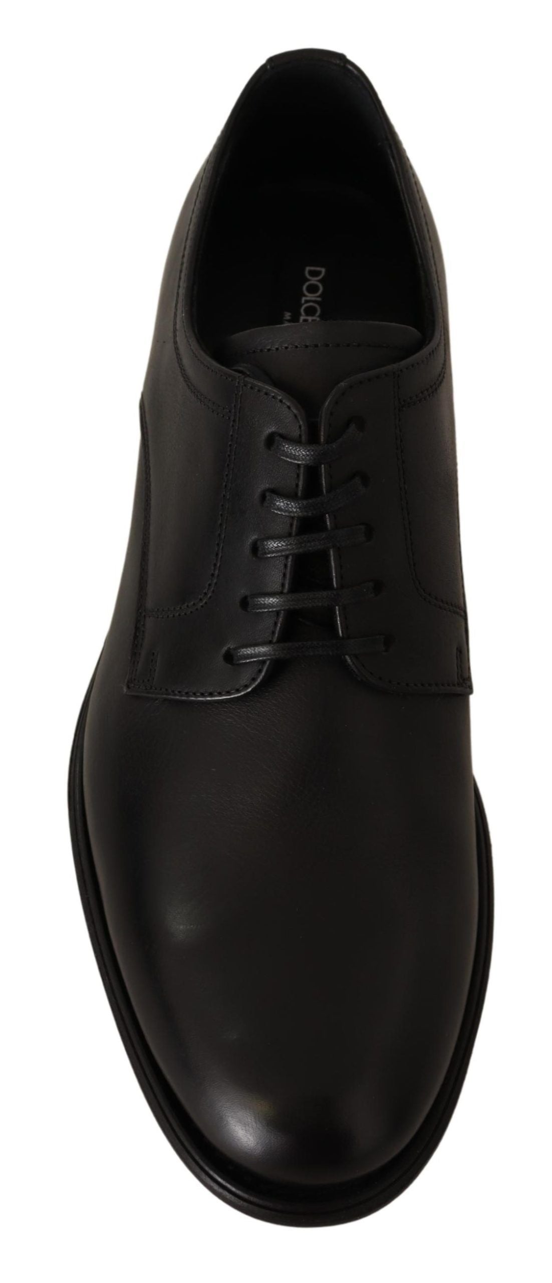 Elegant Black Derby Formal Shoes - ventzia