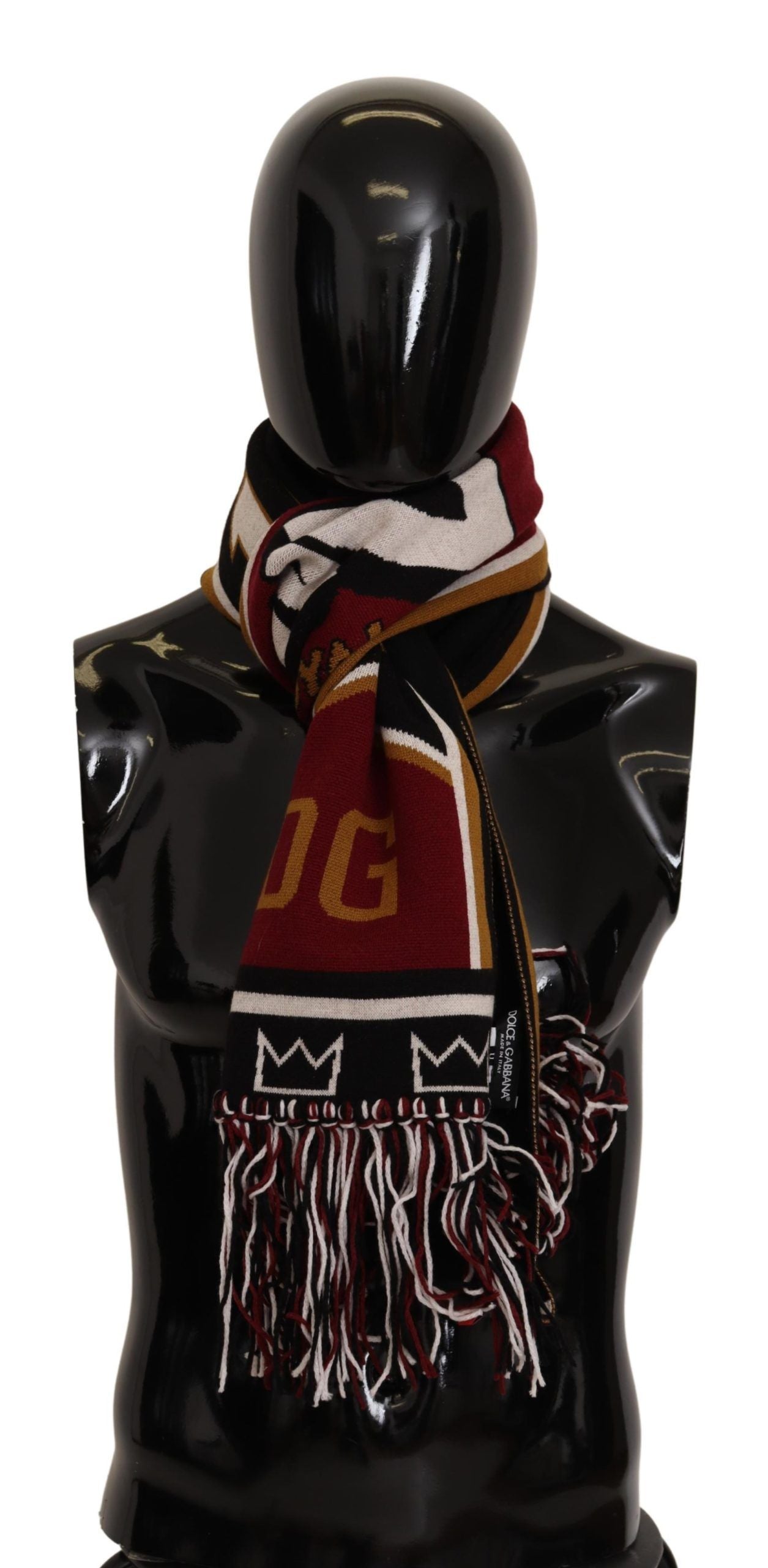 Elegant DG King Wool & Cashmere Scarf - ventzia