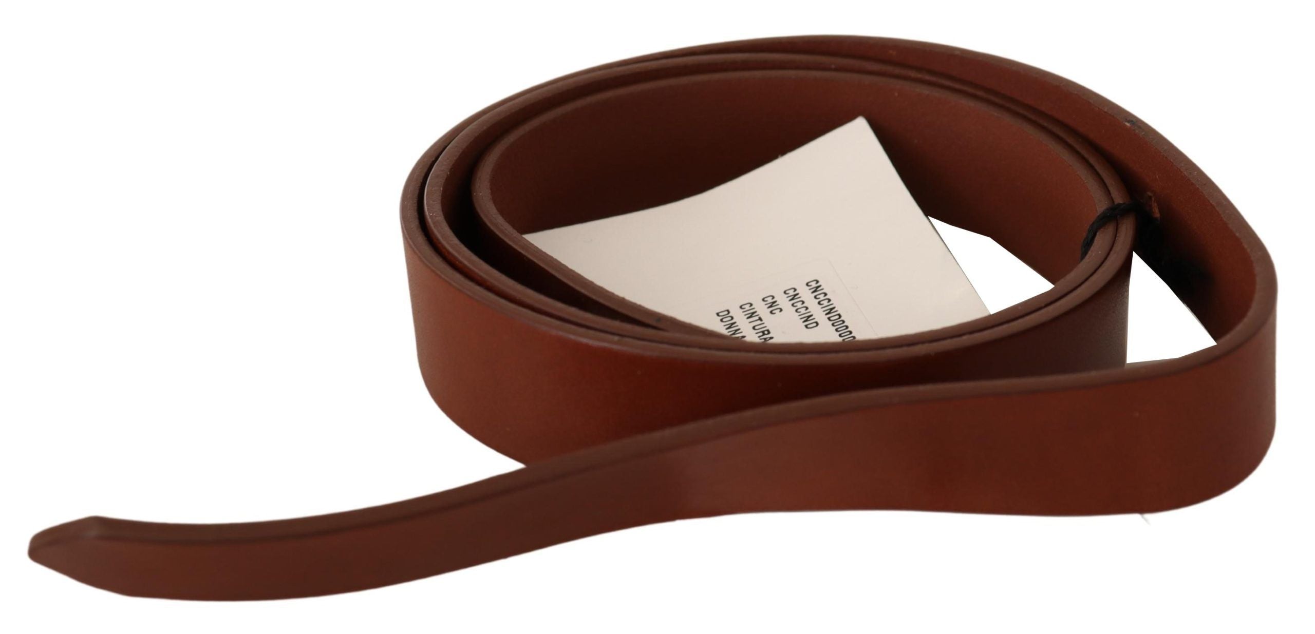 Elegant Brown Leather Fashion Belt - ventzia