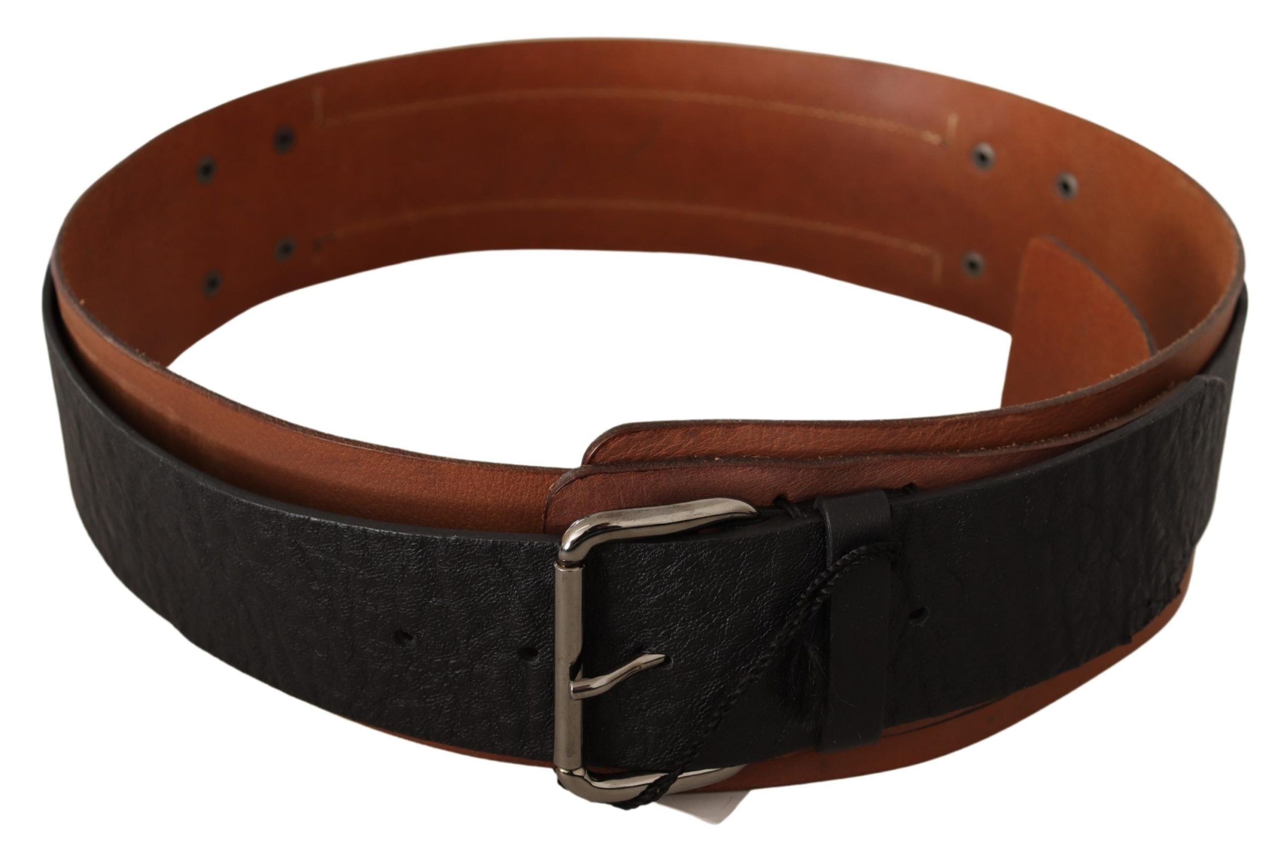 Elegant Dual-Tone Leather Fashion Belt - ventzia