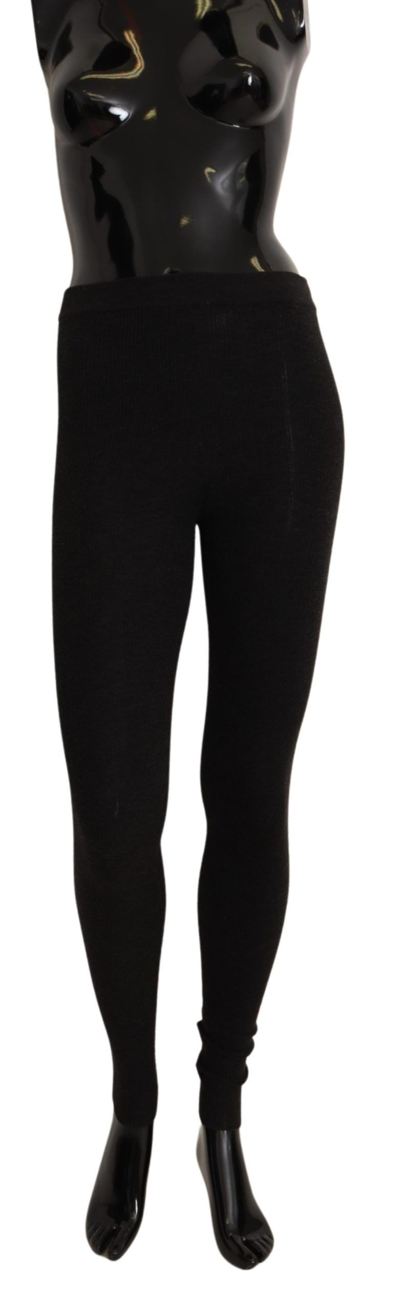 Elegant Cashmere Gray Tights | Winter Luxury - ventzia