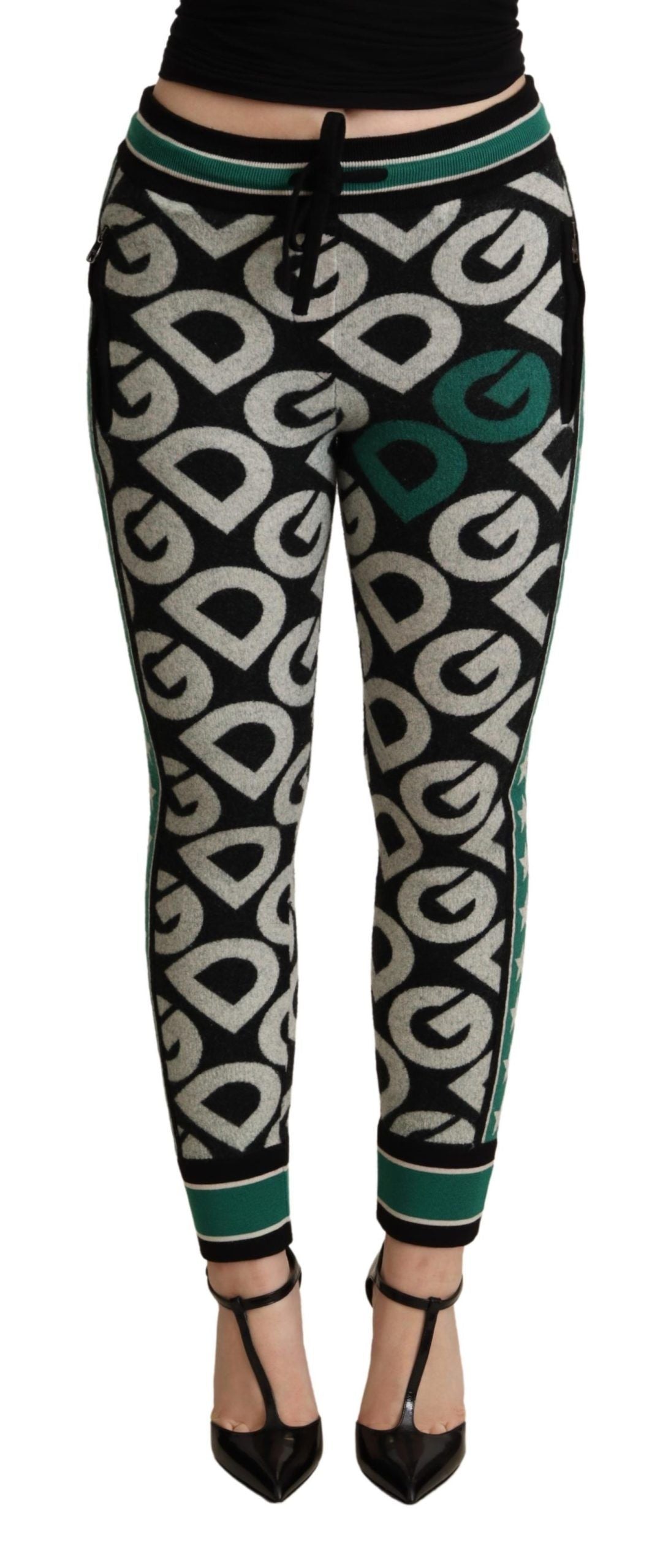 Engraved Wool Blend Sweatpants - ventzia