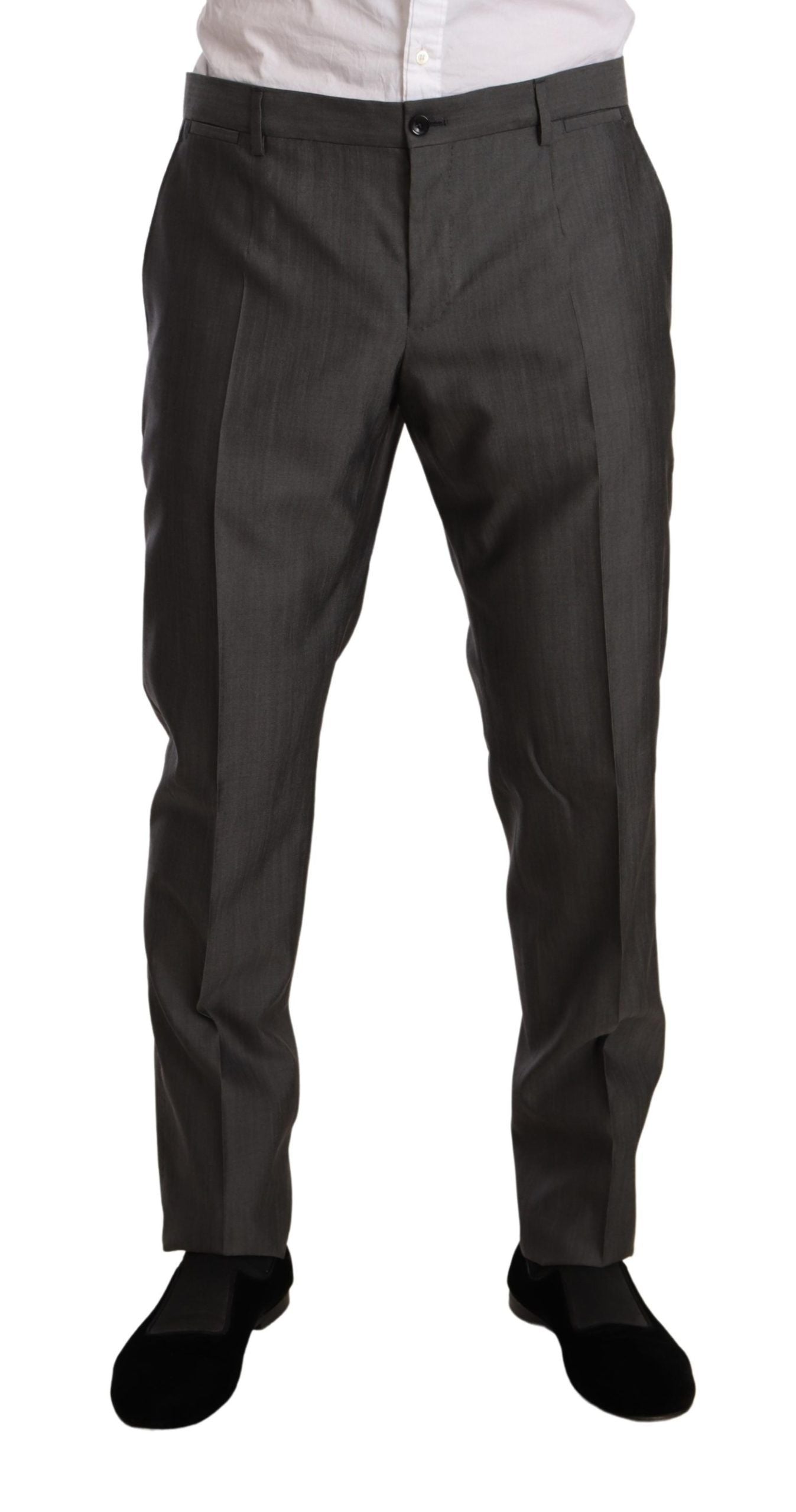 Elegant Martini Slim-Fit Wool Silk Suit - ventzia