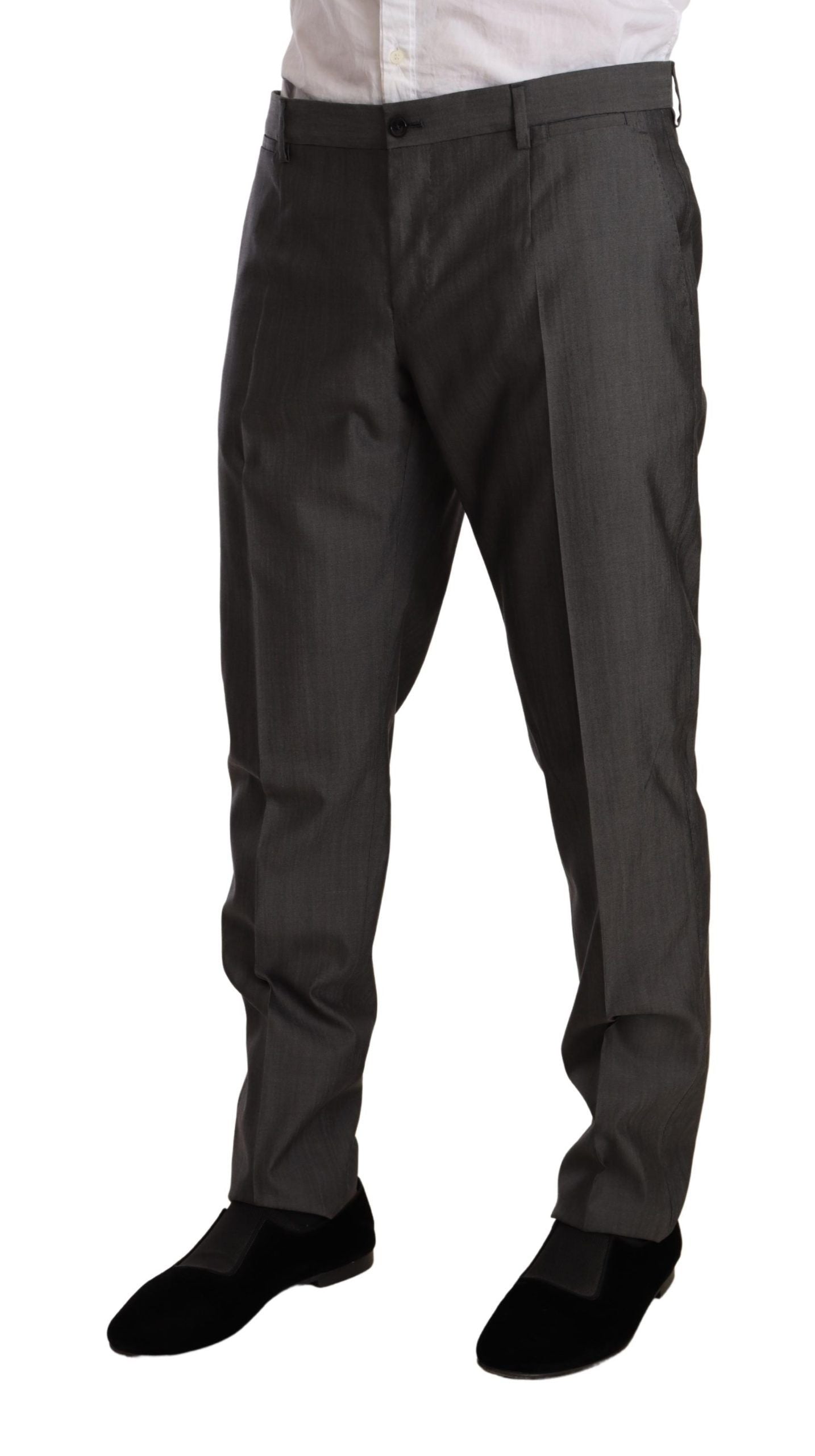 Elegant Martini Slim-Fit Wool Silk Suit - ventzia