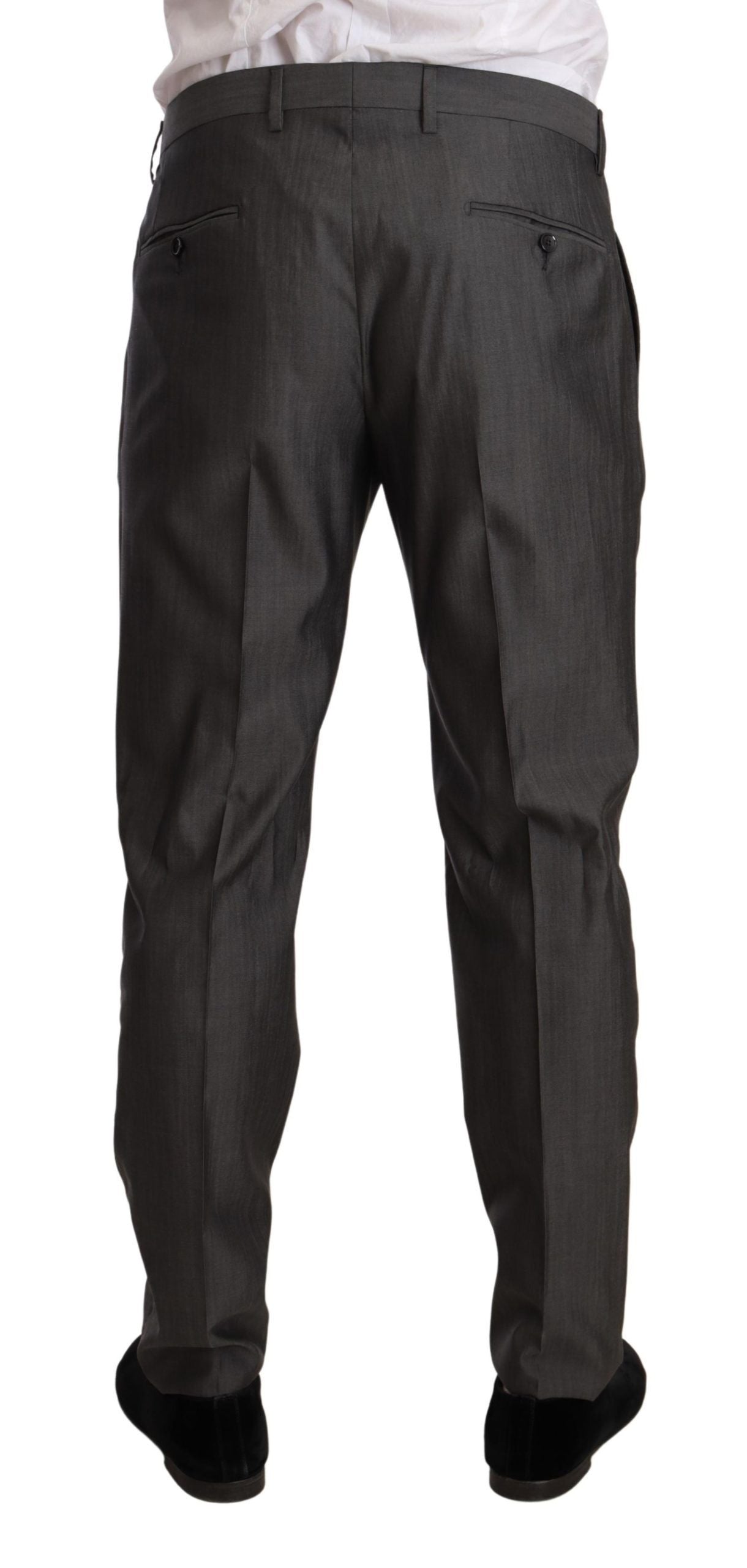 Elegant Martini Slim-Fit Wool Silk Suit - ventzia