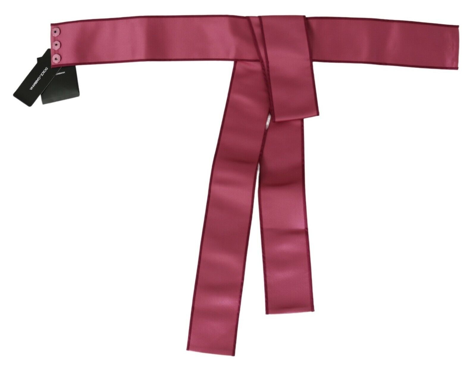 Elegant Pink Silk Wide Waist Belt - ventzia