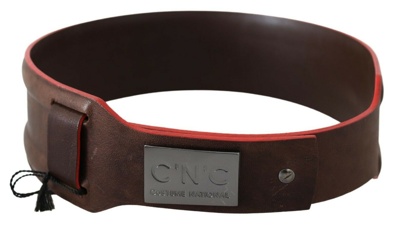 Elegant Dark Brown Leather Fashion Belt - ventzia