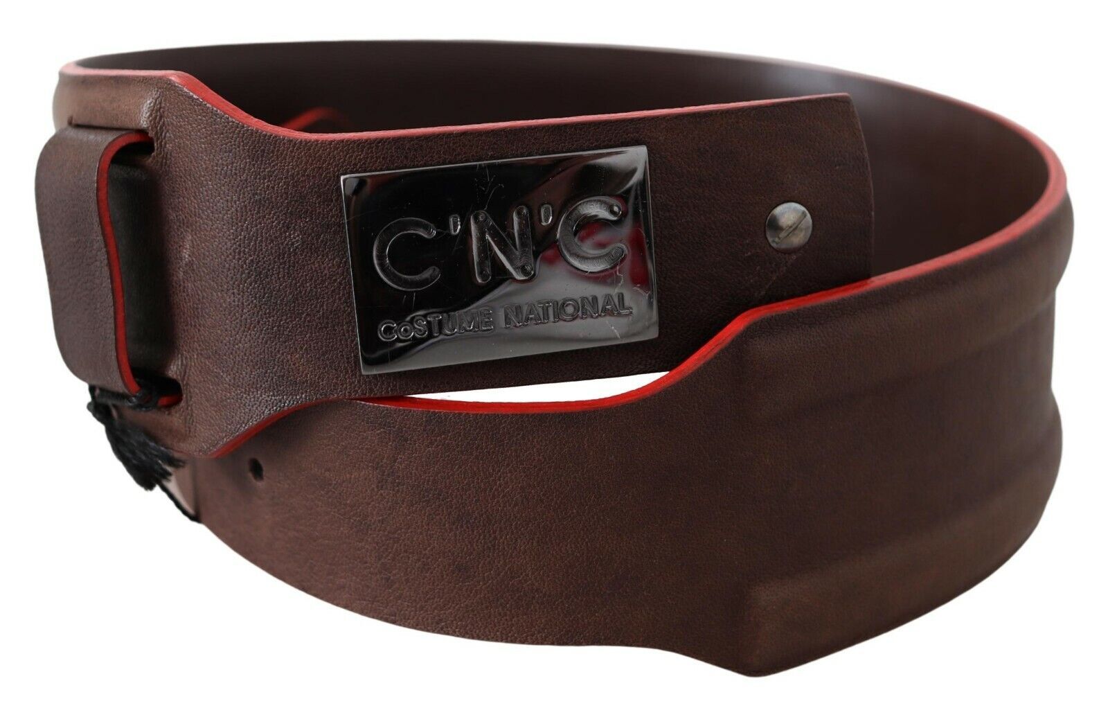 Elegant Dark Brown Leather Fashion Belt - ventzia