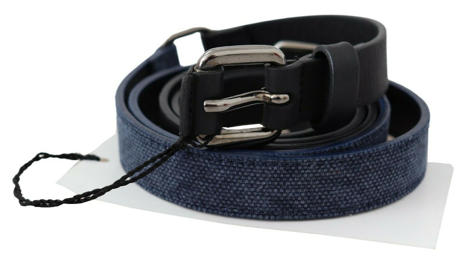 Elegant Black Leather Adjustable Belt - ventzia