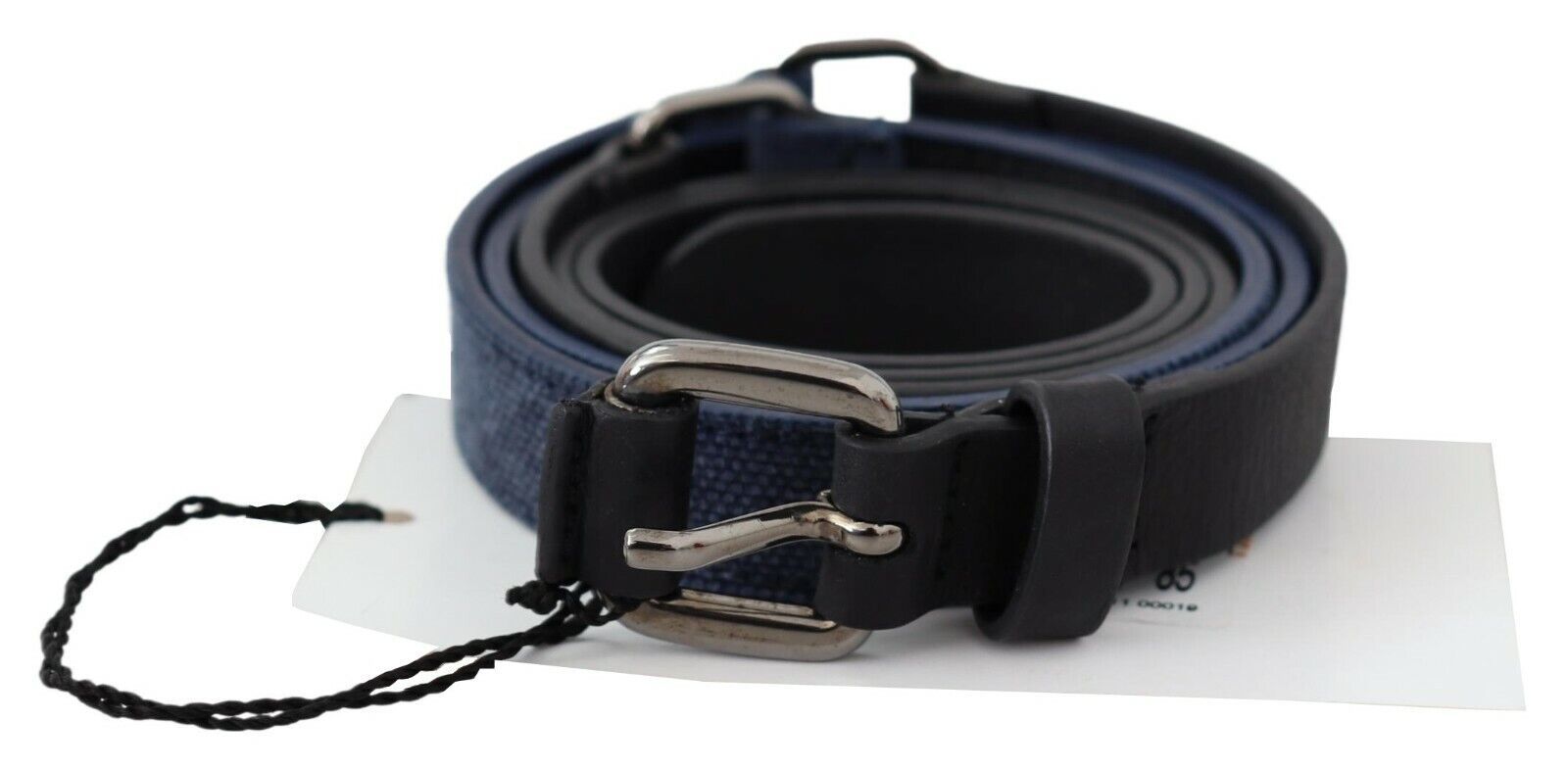 Elegant Black Leather Adjustable Belt - ventzia