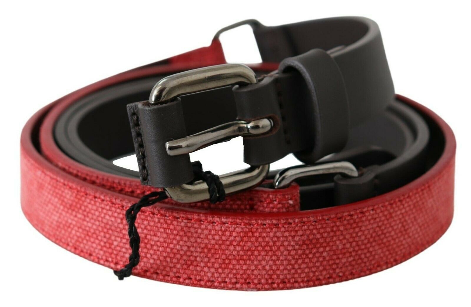Elegant Red Brown Leather Fashion Belt - ventzia