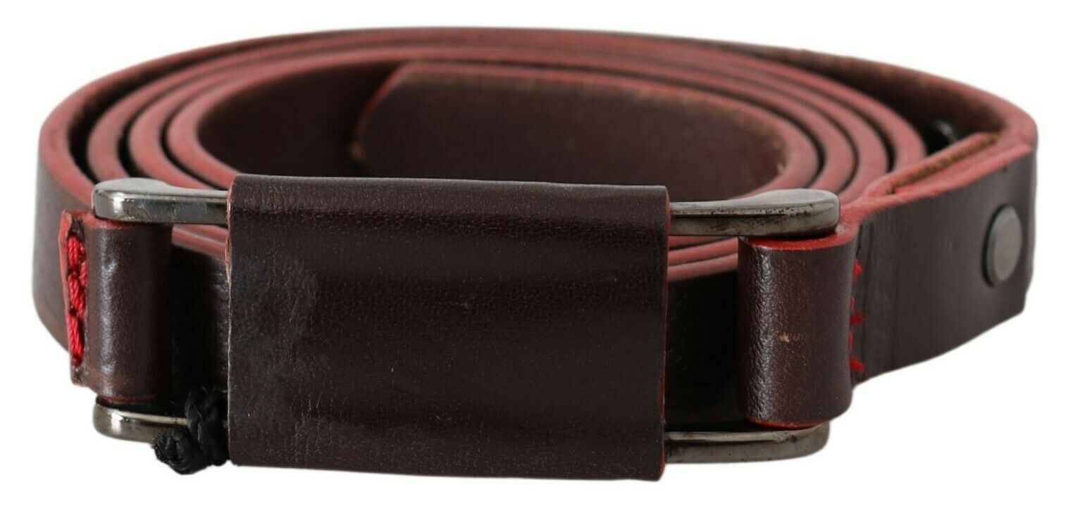 Elegant Brown Leather Fashion Belt - ventzia
