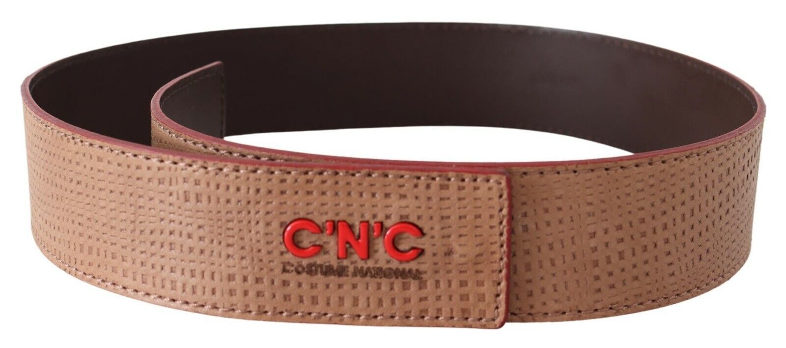 Elegant Beige Leather Fashion Belt - ventzia