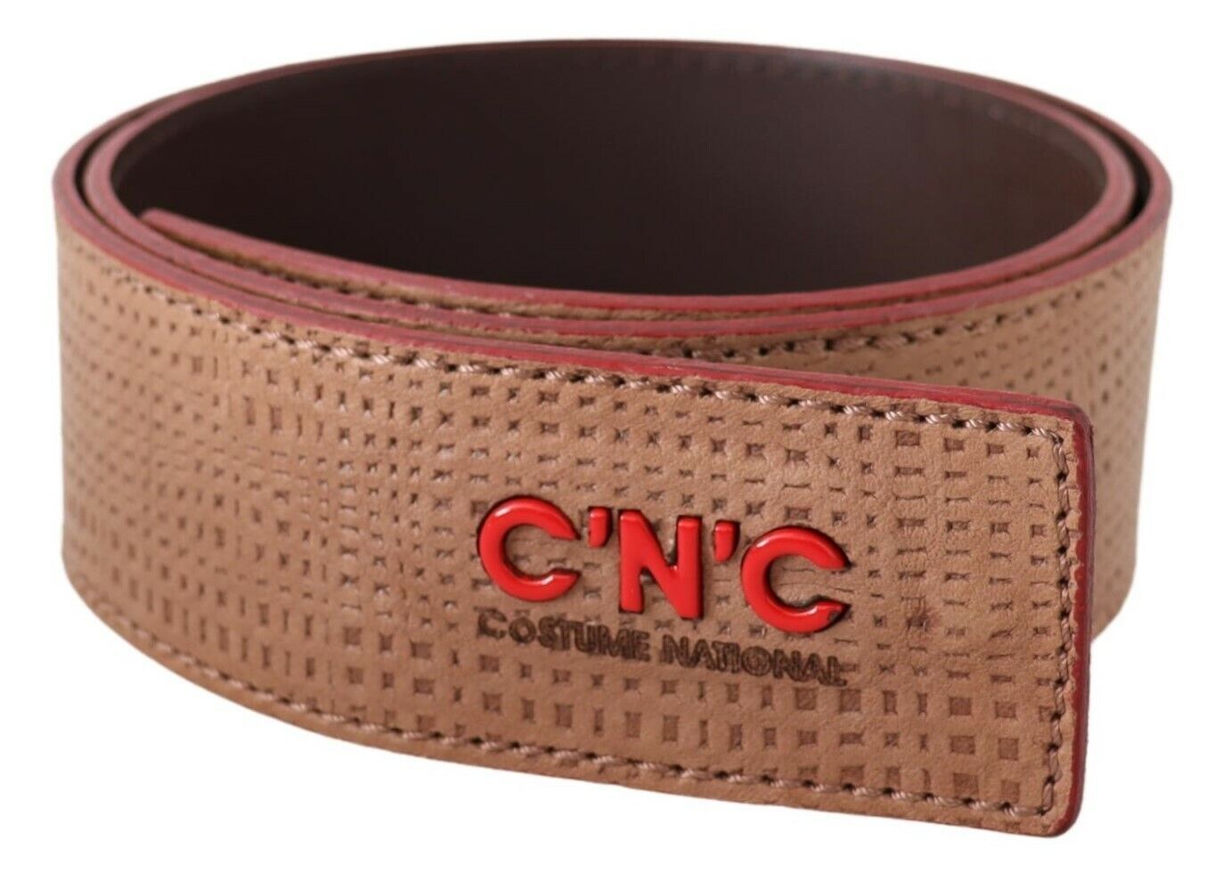 Elegant Beige Leather Fashion Belt - ventzia