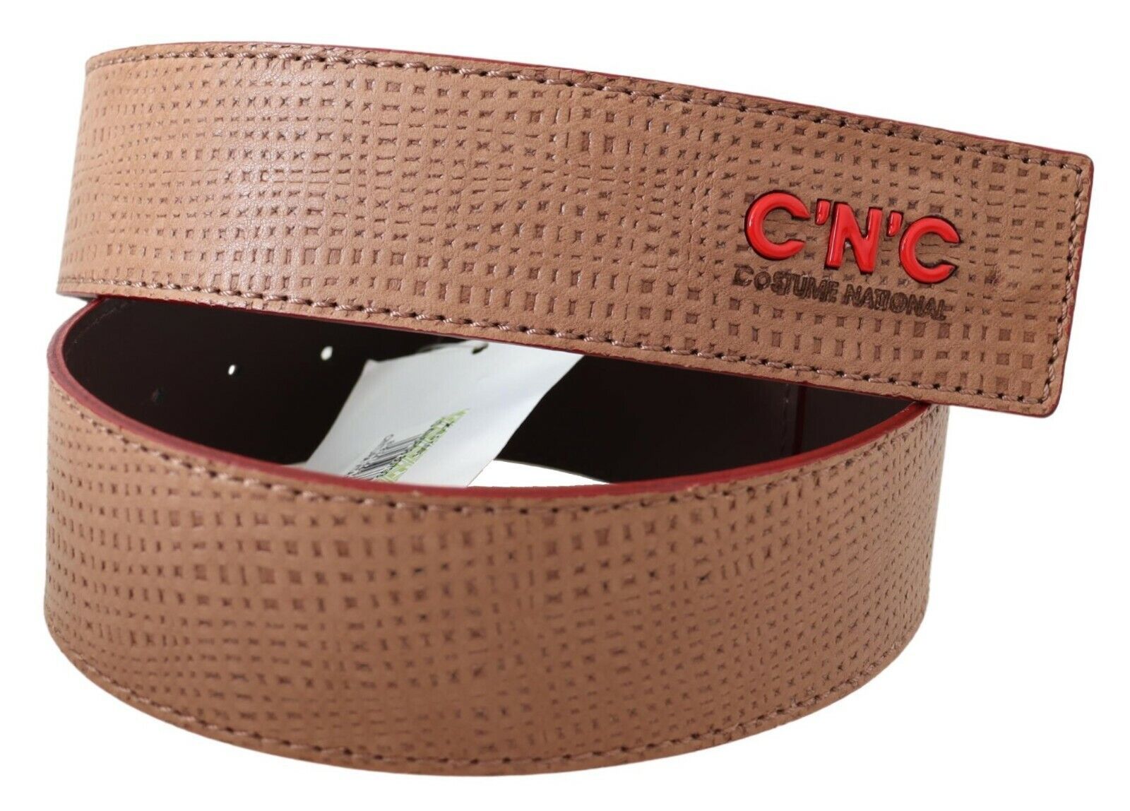 Elegant Beige Leather Fashion Belt - ventzia