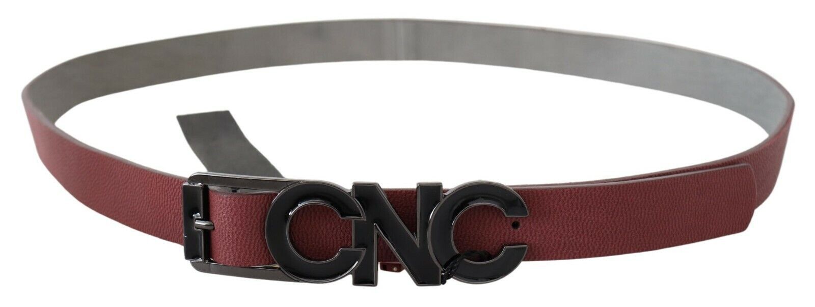 Elegant Maroon Leather Fashion Belt - ventzia