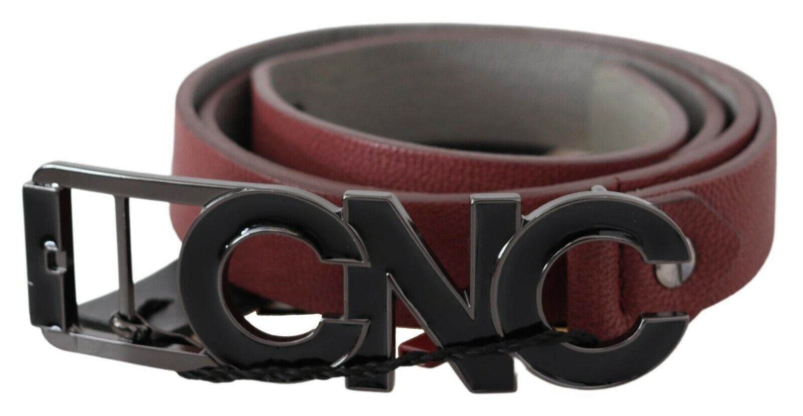 Elegant Maroon Leather Fashion Belt - ventzia