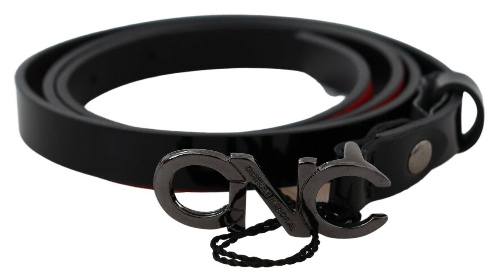 Chic Black Leather Fashion Belt - ventzia