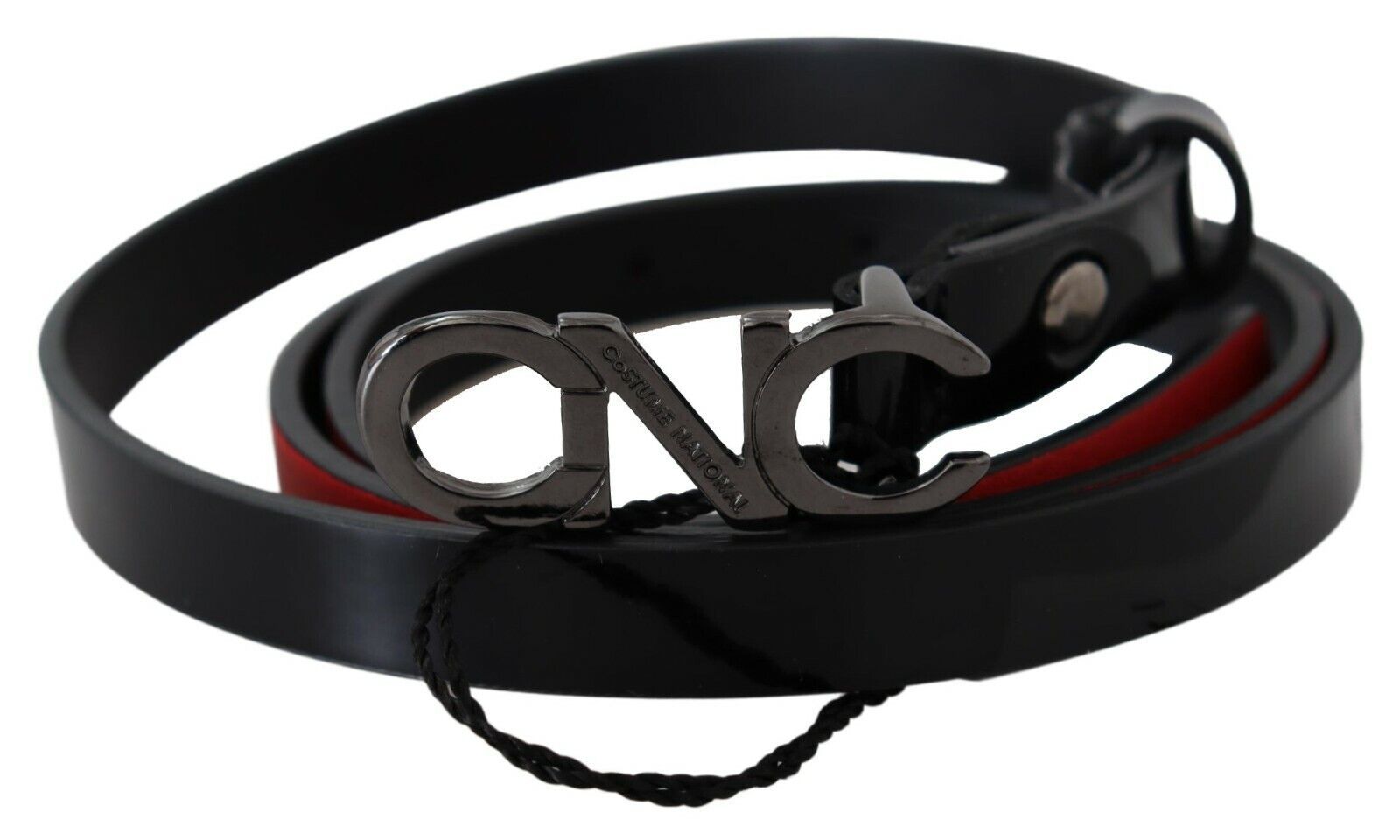 Chic Black Leather Fashion Belt - ventzia