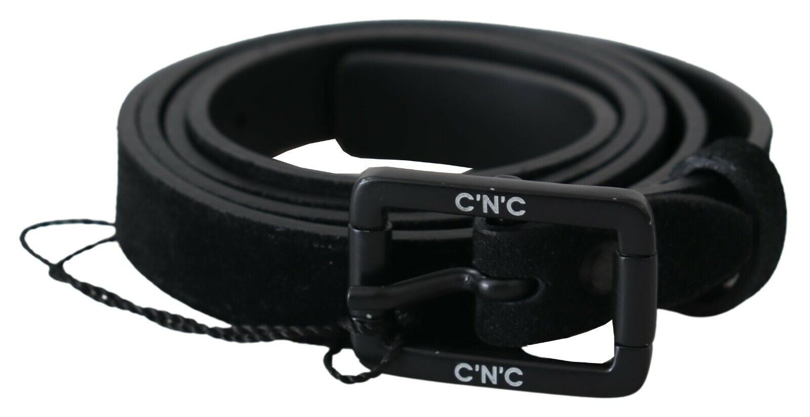 Elegant Black Leather Classic Belt - ventzia