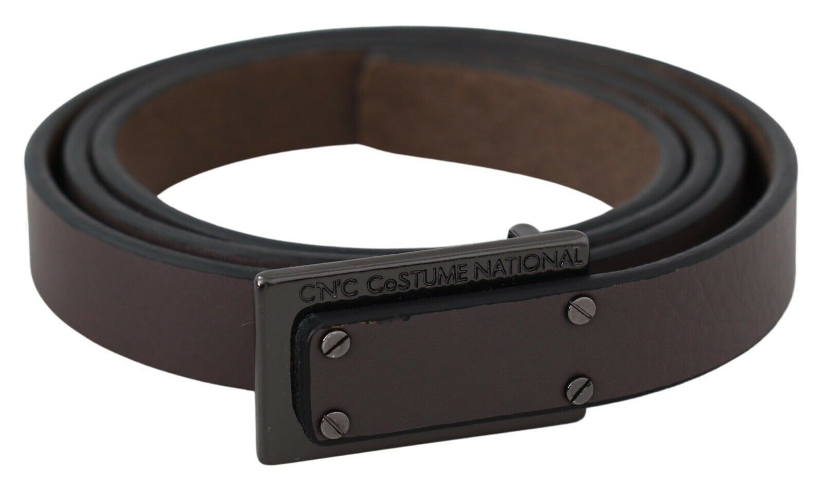 Elegant Brown Leather Fashion Belt - ventzia