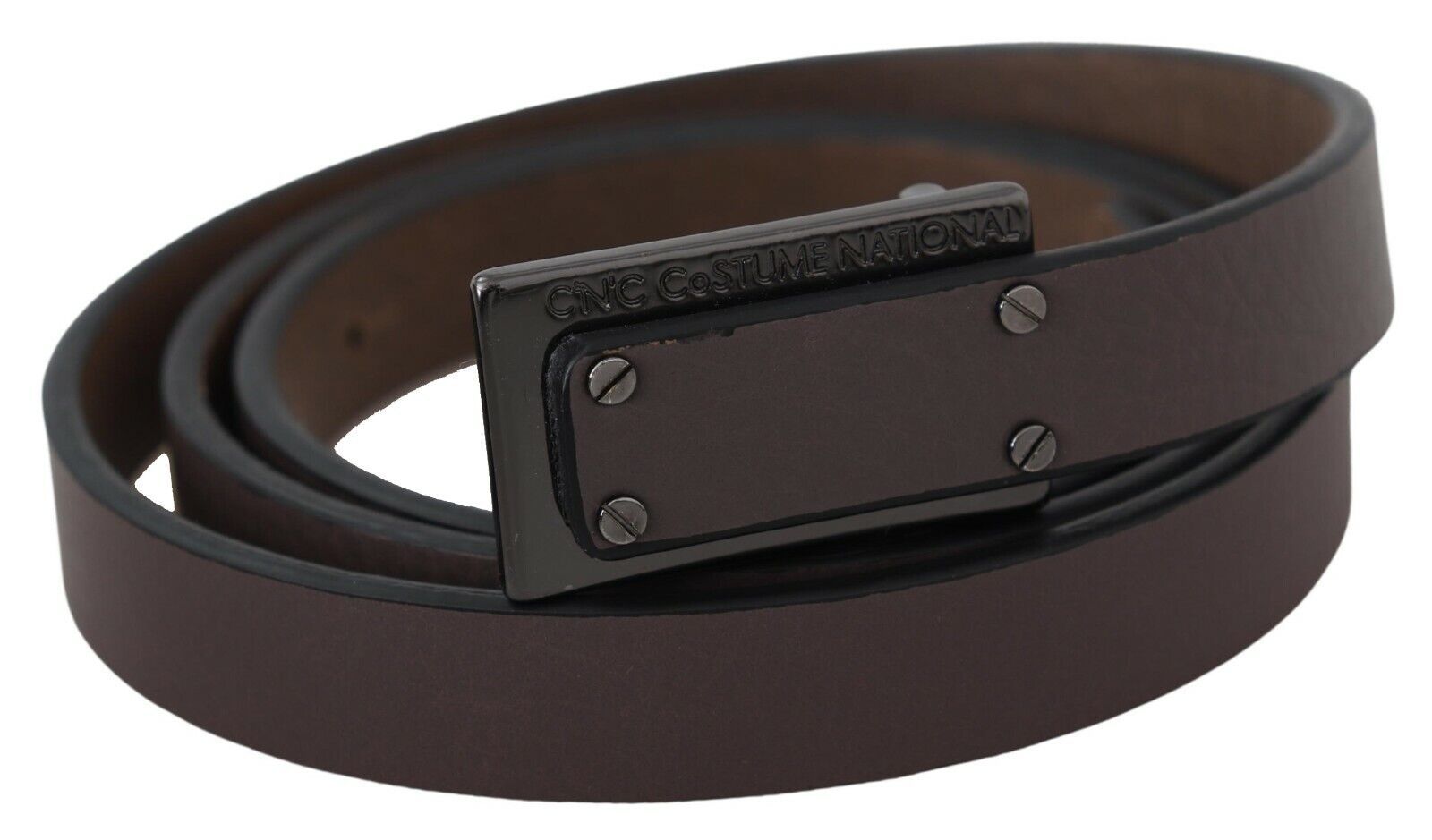 Elegant Brown Leather Fashion Belt - ventzia