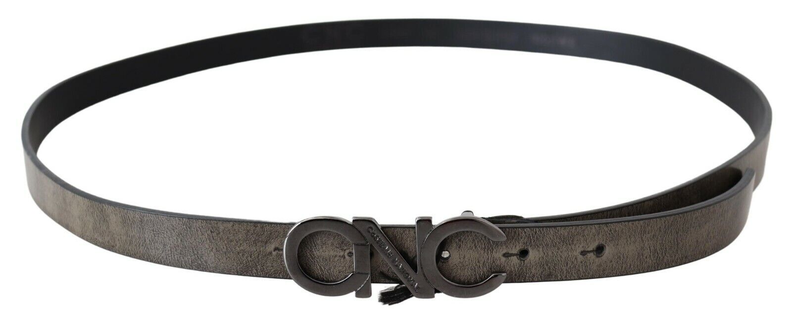 Elegant Dark Brown Leather Belt - ventzia