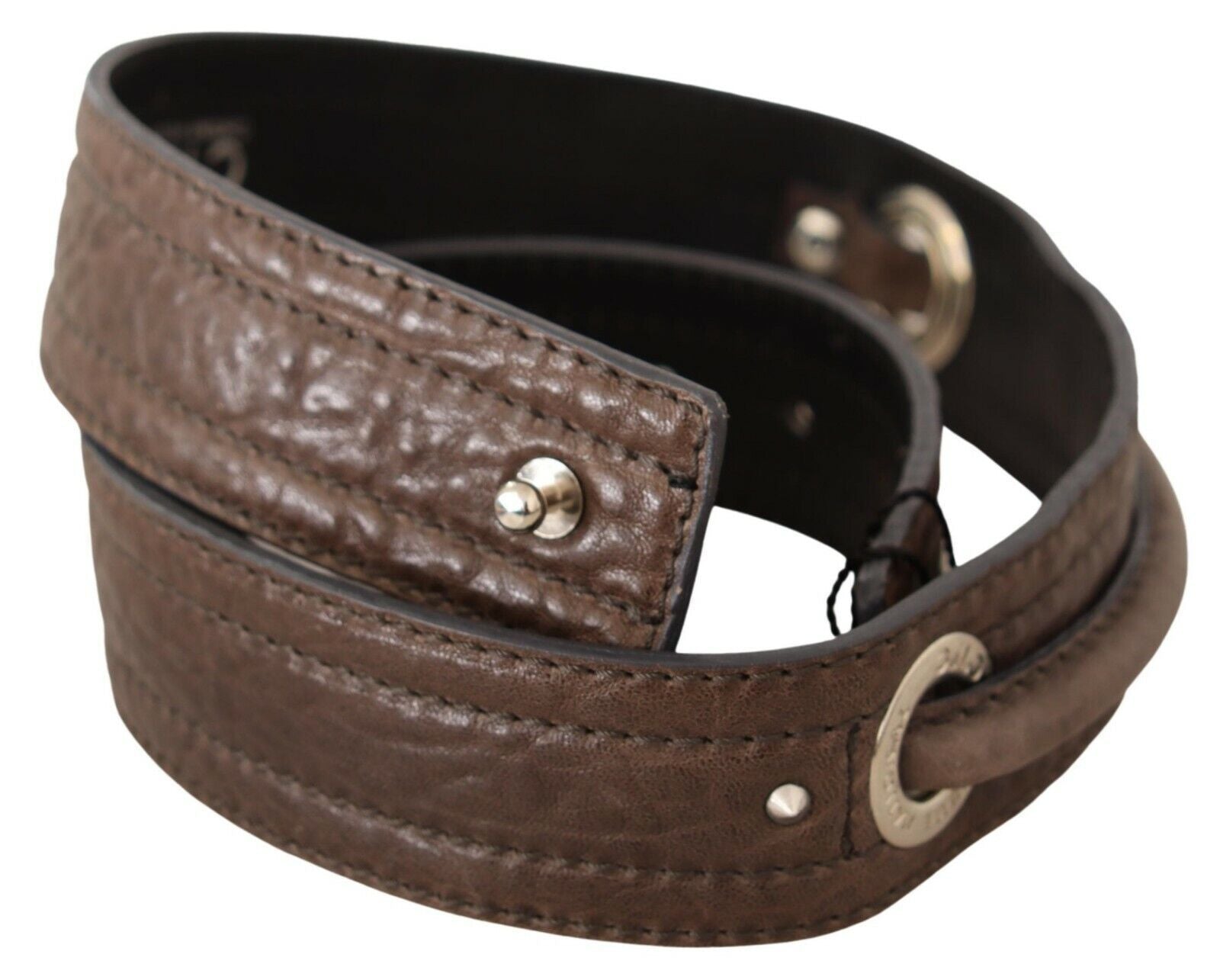 Elegant Brown Leather Fashion Belt - ventzia