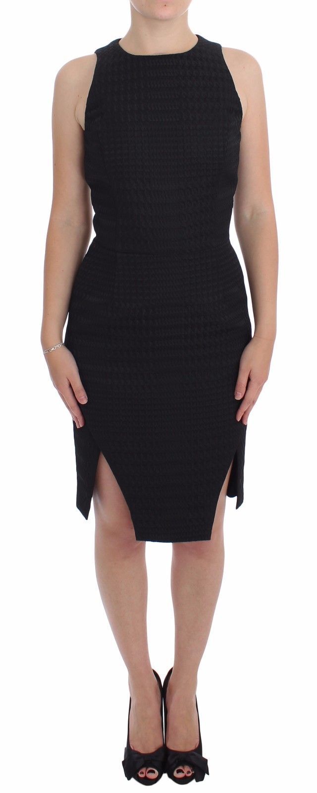 Elegant Sheath Black Dress for Formal Occasions - ventzia