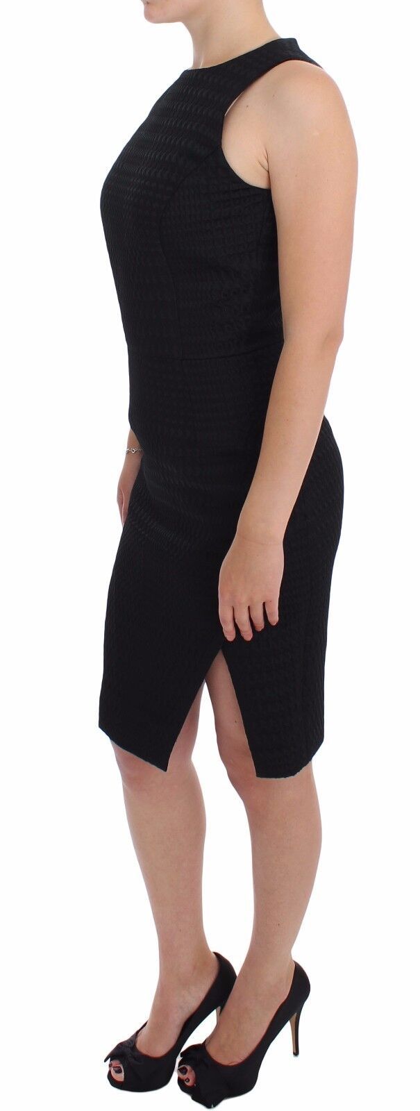 Elegant Sheath Black Dress for Formal Occasions - ventzia