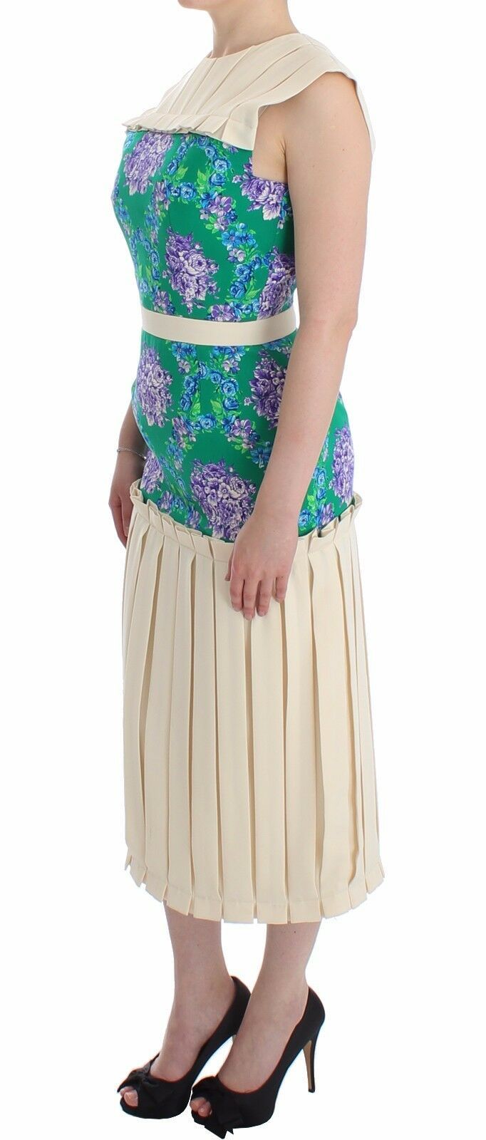 Chic Artisan Sleeveless Multicolor Dress - ventzia