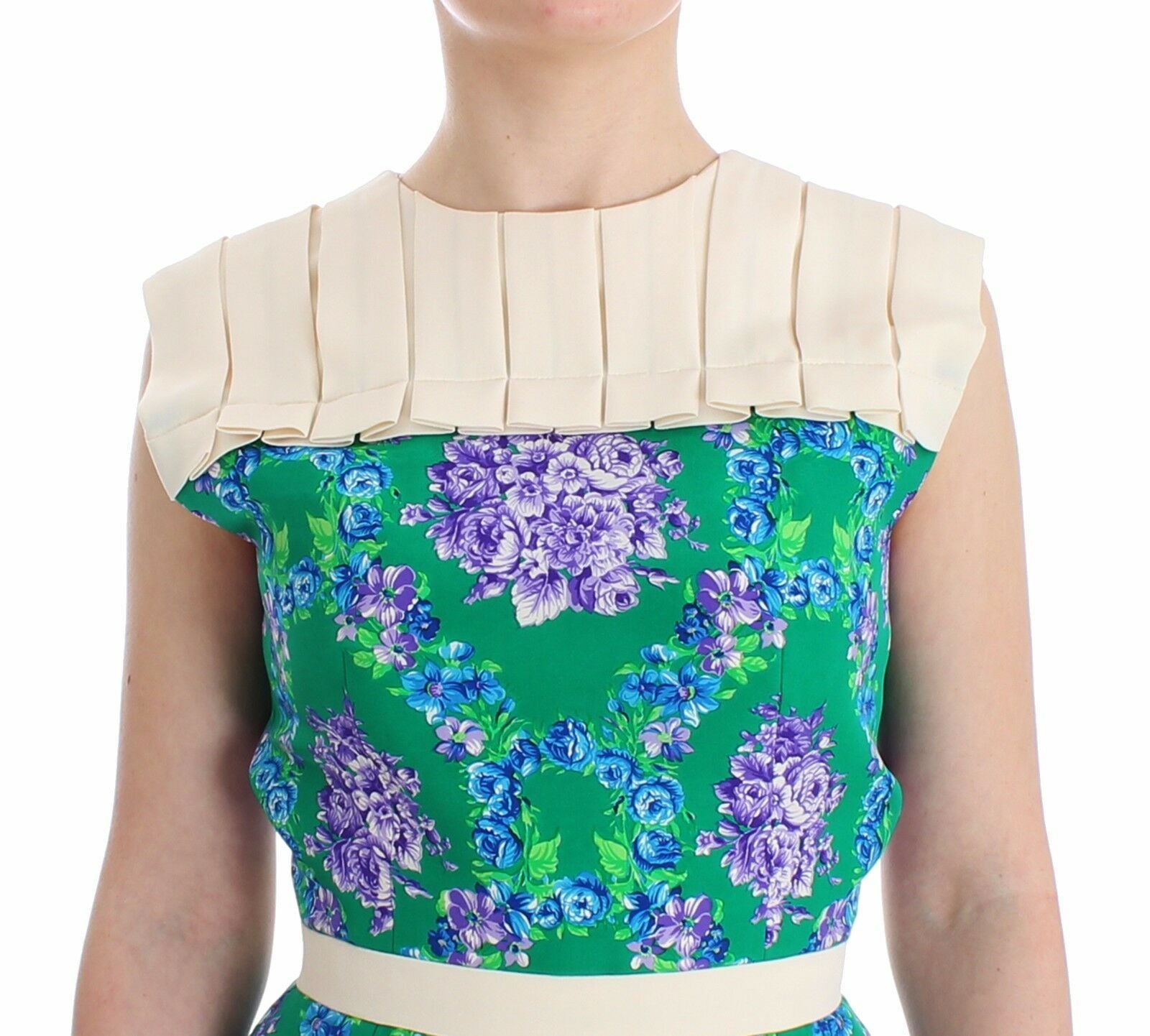 Chic Artisan Sleeveless Multicolor Dress - ventzia